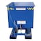 Vestil Light Duty Self-Dump Hopper .50 Cubic Yard 2000 lb Blue D-50-LD - alternate 3